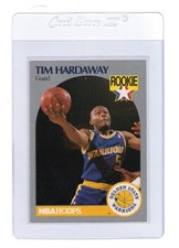 1990-91 NBA HOOPS #113 TIM HARDAWAY UER RC - PACK FRESH
