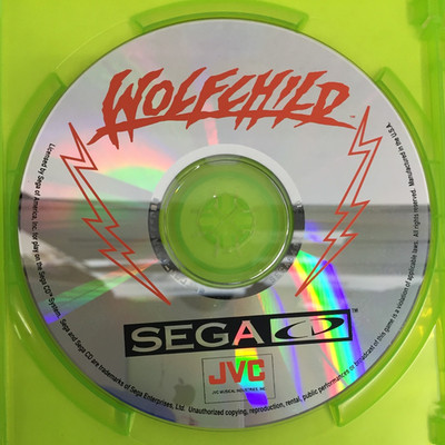 Wolfchild SEGA CD Game Disc Only JVC Action PLATFORMER - TESTED & WORKING