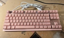 Motospeed Model K82 Mechanical Keyboard Pink,...