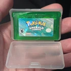 Pokemon emerald version game boy advance with protective case