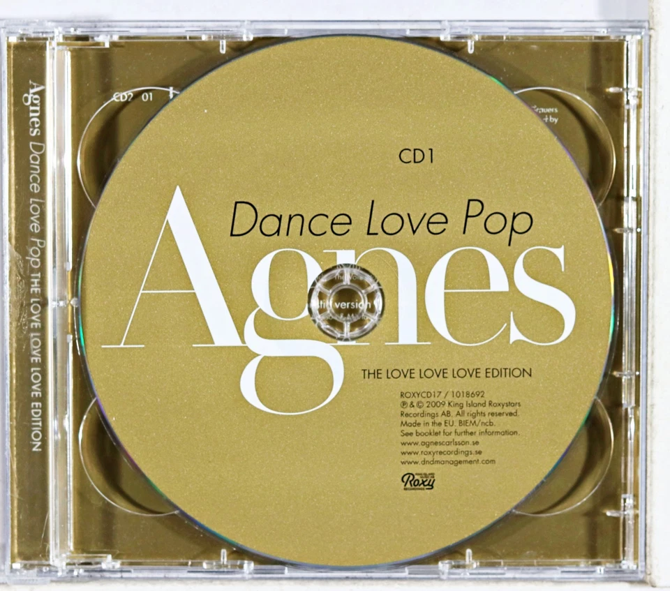 Agnes (Suecia) - Dance Love Pop (CD 2009) Foto 2 de 3