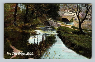 #ad #ad The Twa Brigs At Keith United Kingdom Vintage Postcard $0.99