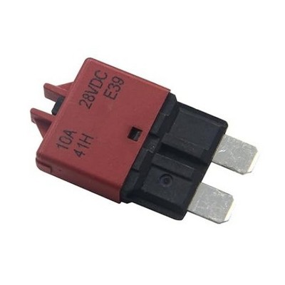 Manual Reset 10A Blade Fuse Circuit Breaker E39K (T3) for Car, Truck, RV, Marine