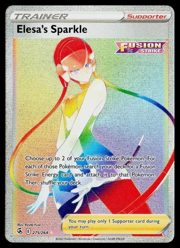 SWSH08: Fusion Strike #275/264 Elesa's Sparkle (Secret)