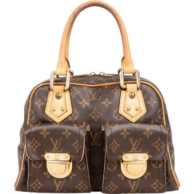 Louis Vuitton Monogram Canvas Manhattan PM Handbag Tasche Mütze