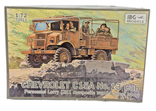 IBG Models 72013 Chevrolet C15A No 13 Cab Personnel Lorry 1:72 Scale Kit Boxed.