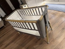 Tutti Bambini CoZee XL Bedside Crib + Cot - bundle Oak / Charcoal