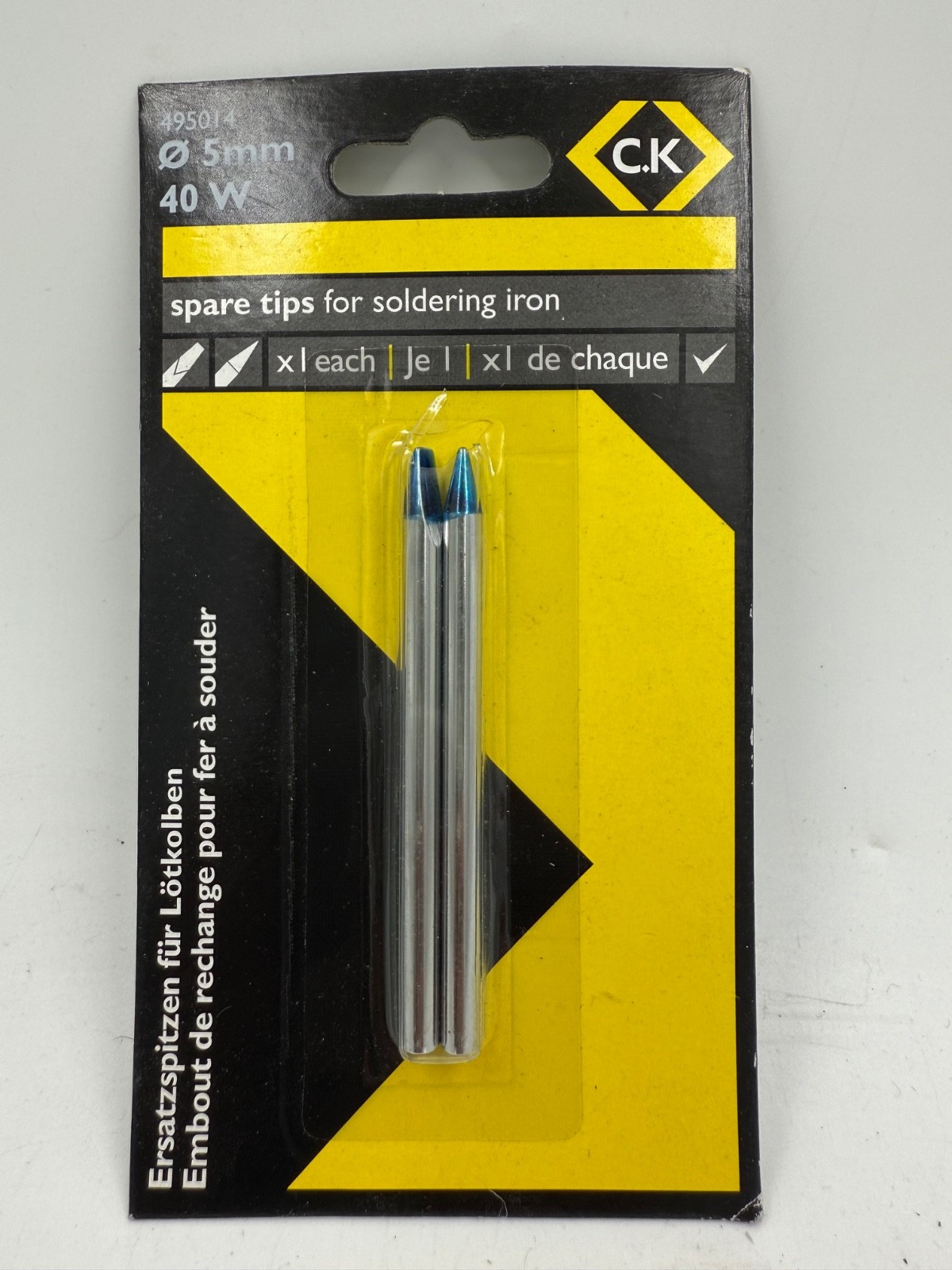 CK Tools 495014 Spare Tip Set For 40W Soldering Iron