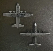 C-130 Hercules Military Aircraft Shaped Challenge Coin