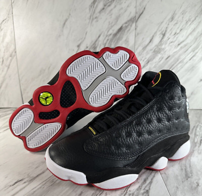 Nike Air Jordan 13 Retro Playoffs Shoes Mens SZ 3.5 WMNS SZ 5 Black 414571-062