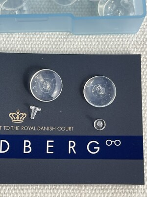 #ad #ad Authentic LINDBERG  l lRound Silicone Replacement Nose Pads Snap in Pin Large $25.95