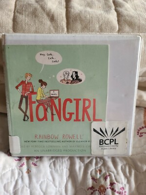 Shelf208 Audiobook~fangirl- rainbow rowell- unabridged- 10 cds