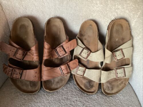 2pr Birkenstock Arizona Soft Footbed Sandal 40 / 9