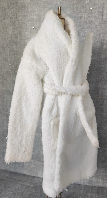 Bademantel Frottee weiß Puppe BJD / Iplehouse / Dollmore Doll Baumwolle Outfit 