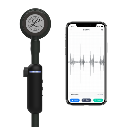 3M Littmann Core Digital-Stethoskop MIT GRAVUR Geräuschunterdrückung App - Bild 5 von 28