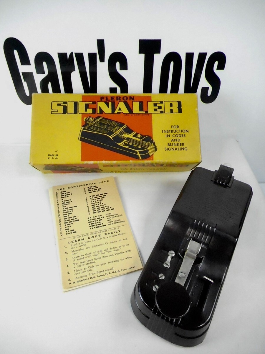 Fleron Vintage Morse Code Signaler For Instruction In Code