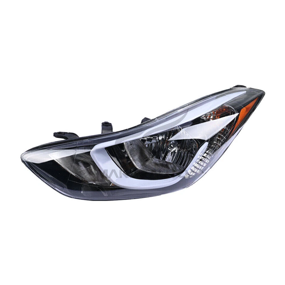 Juego de montaje de faros para Hyundai Elantra 2014 2015 2016 izquierda derecha 2 piezas con bombilla Foto 2 de 4