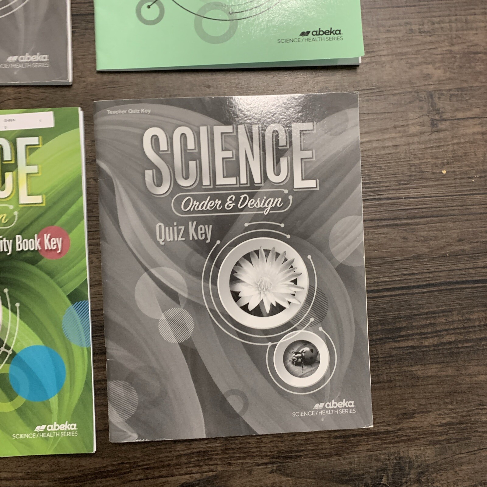 A Beka Grade 7 Science Order & Design Four Answer Keys for Text, Tests