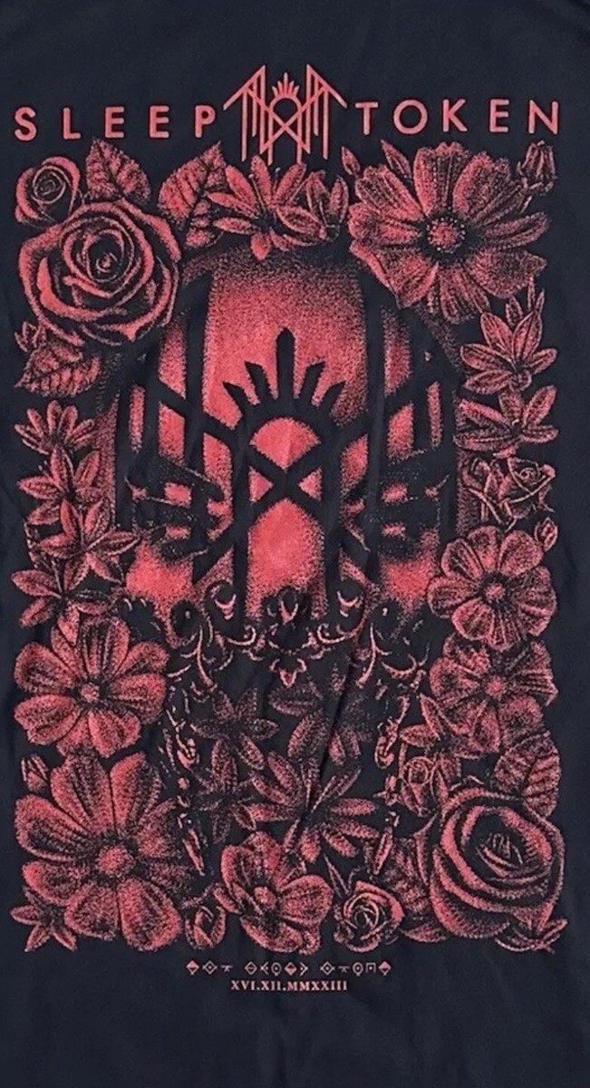 SLEEP TOKEN Ltd WEMBLEY Rituals POSTER T Shirt ULTRA CLEAR YOLK