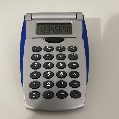 Siemens Solar Calculator   LCD Display  8-Digits    Shirt Pocket Size 