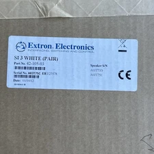  Extron Electronics SI-3 Compact Full Range Surface Mount Speakers 42-105-03 NIB