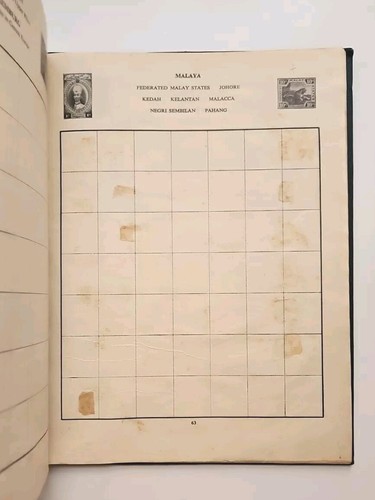 Blue Riband Stamp Album With MAP Book Vintage UNUSED HC Pragnell 4th Ed Illus - Picture 9 of 14