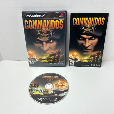 Commandos 2 Men Of Courage Sony PlayStation 2 PS2 Complete With Reg Card