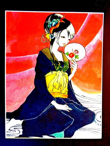 "JAPANESE ANIME / MANGA ART" (ARTIST: SIOUX) ~(11" X 14")~ *BLACK MATTING* #243 - Picture 3 of 7