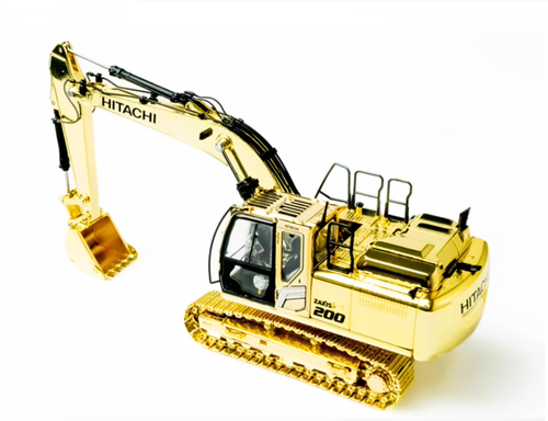 1:50 25CM ZAXIS ZX200-7 Excavator Construction Machine Equipment Diecast Model - Picture 5 of 10