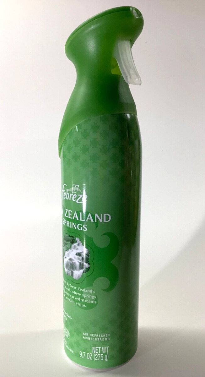 Febreze New Zealand Springs Air Refreshener 9.7 oz Eliminates
