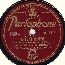 Nat Gonella & His Georgians - E Flat Blues / Basin Street Blues 1935 Shellac, 10