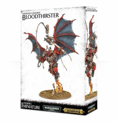 新品未開封 WARHAMMER 40000 BLOODTHIRSTER Amazon.com: Games Workshop Chaos Daemons Khorne Bloodthirster