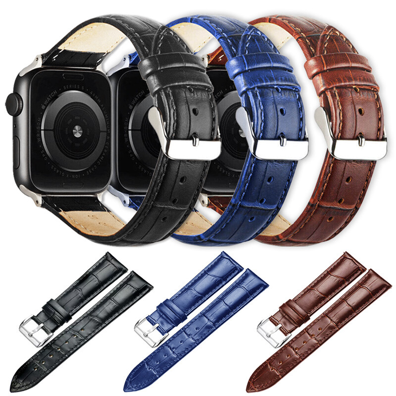 Leather Strap For Apple Watch iWatch Band Series 12 11 10 9 7 5 SE 42 /44 /46mm