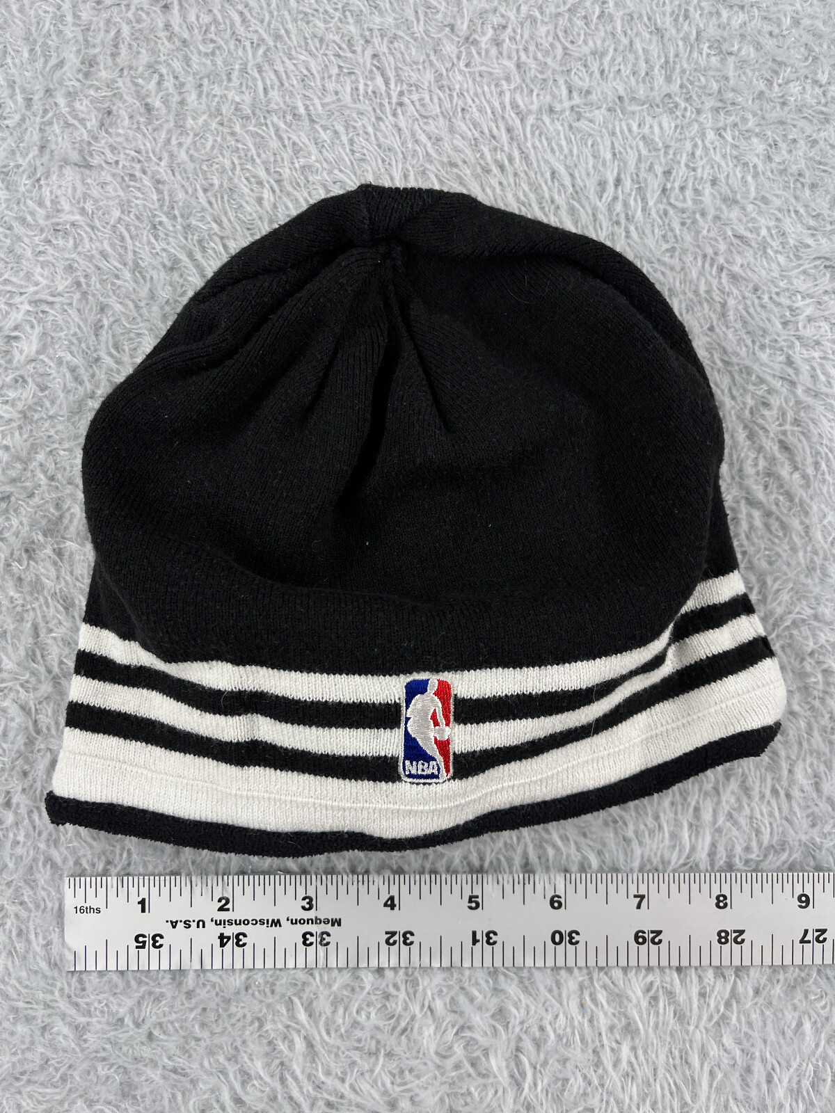 Phoenix Suns Adidas Beanie Toque Adult Black Stripe Knit Cotton Poly Blend NBA thumbnail 4