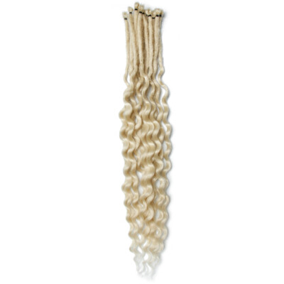 50cm Dreadlocks Hair Extension Curly Ends SE Dreads Kunsthaar Haarverlängerungen