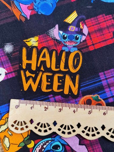 Disney Fabric Lilo & Stitch 100% Cotton Multiple Sizes Stitch & Angel clearance - Picture 55 of 93
