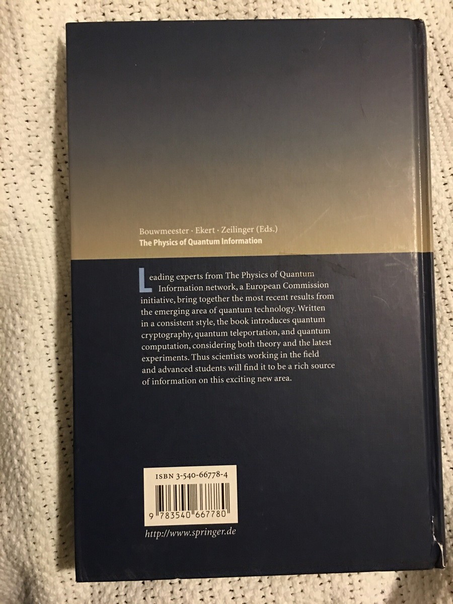 Physics of Quantum Information : Quantum Cryptography, Quantum