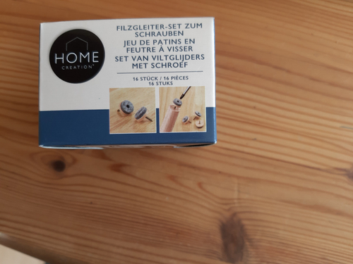 Home creation Filzgleiter Set zum Schrauben 16 St. Möbelschutz Schutz Neu