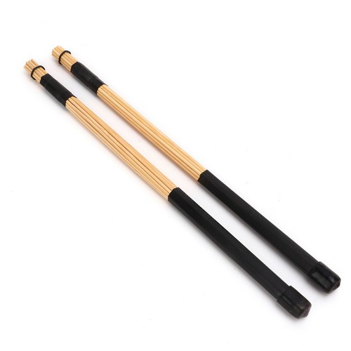 1 Pair Of Bamboo Drumsticks Jazz Drum Stick Rods Percussion Instrument Acces CHU - Picture 3 of 23