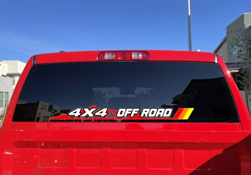 TRD Tacoma Tundra Window Decal 4 Runner Sticker Decal Peel & Stick - Picture 1 of 2
