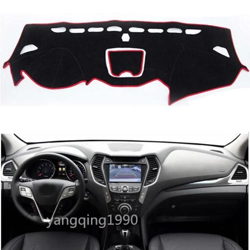 Красный солнцезащитный коврик для приборной панели HYUNDAI SANTA FE SPORT 2013–2017 годов выпуска - Изображение 2 из 4