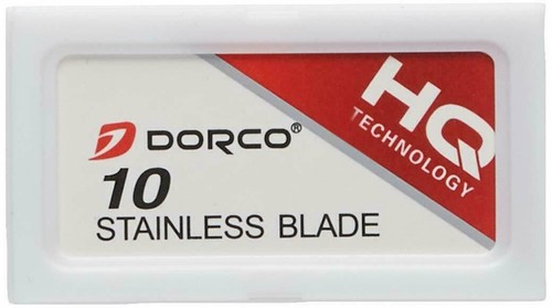Dorco Double Edge Stainless Razor Blade | Red ST301 | 3 PACK ( 300 Blades ) - Picture 4 of 4