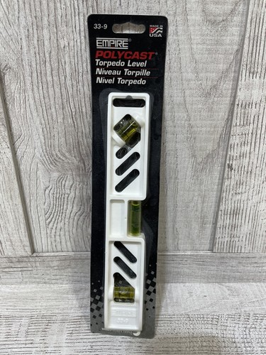 Empire 9 in. Polycast Torpedo Level 3 Bubble Made In USA New - Picture 1 of 8