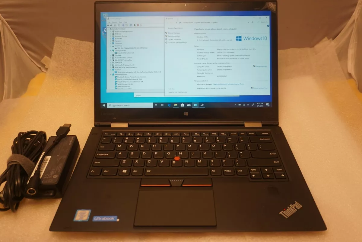 Lenovo ThinkPad X1 Yoga Core i7-6600U 2.6G 256GB SSD 16GB WQHD 2K