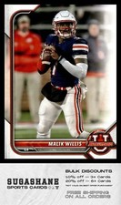 2022 Bowman University 94 Malik Willis   Liberty Flames  Football Card