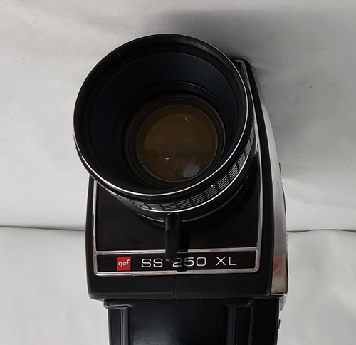 Estuche para cámara de película de película de sonido sincronizado Super 8 negro GAF SS 250 XL de colección - Imagen 6 de 14