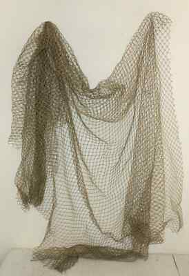#ad Used Commercial Fishing Net Vintage Fish Netting Old Recycled Reclaimed 5x10 $28.26