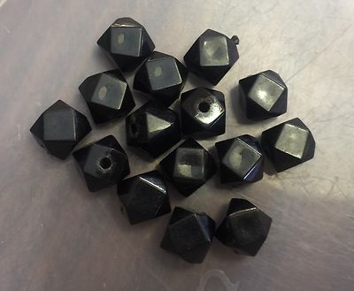 美品 非売品◇ 日本におけるルージエの軌跡 ◇ Vintage Japan Black Multi Faceted Side Cube Geometric Black
