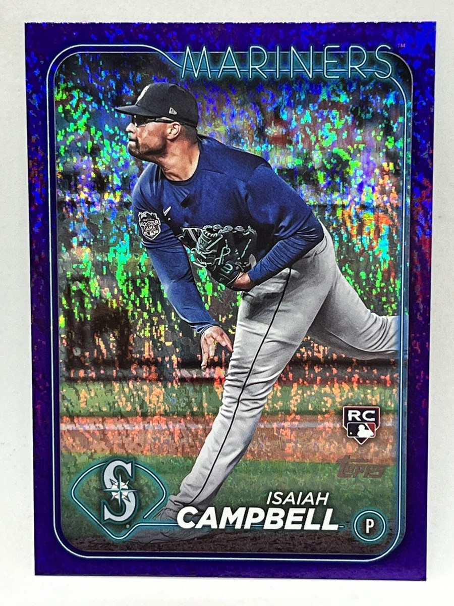 2024 Topps Series 1 Isaiah Campbell Rookie RC Purple Foil