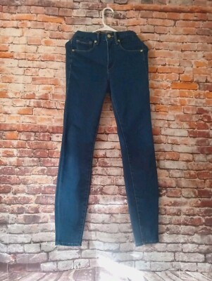 Good American Jeans Womens 8/27 Blue Denim Stretch 